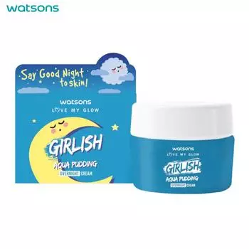 Watsons Love My Glow Girlish Aqua Pudding ночной крем 50 мл. 50 ml.