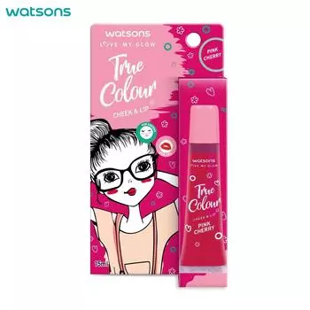 Watsons Love My Glow True Color Pink Cherry Cheek & Lip 15 мл. 15 ml.