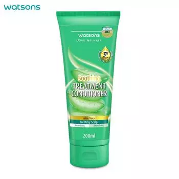 Watsons Love My Hair Treatment Кондиционер с алоэ вера для зуда кожи головы, питание и разглаживание, 200 мл. 200 ml.