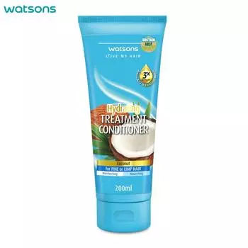 Watsons Love My Hair Treatment Кондиционер с кокосом для тонких и ослабленных волос, увлажняющий и питательный, 200 мл. 200 ml.