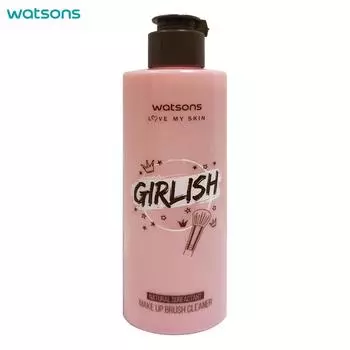 Watsons Love My Skin Girlish Очищающее средство для кистей для макияжа, натуральные поверхностно-активные вещества, 200 мл. 200 ml.