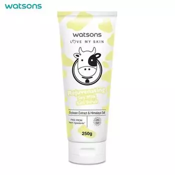 Watsons Love My Skin Омолаживающий солевой скраб с соевым молоком, соевыми бобами и солью Химарайи, дерматологически протестировано, 250 г. 250 g.