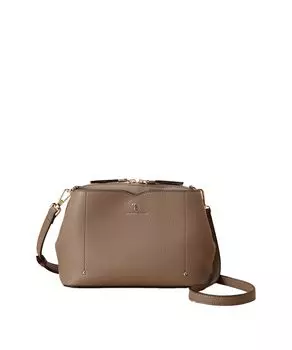Wave Design Cutting Shoulder Bag Girls Greige [Samantha Thavasa]