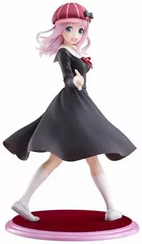 Wave Dream Tech Love Brain Battle of Geniuses Chikatto Chika Chika Fujiwara Chika Scale PVC Painted Complete Figure DT170 Kaguya-sama 1/7