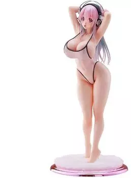 Wave Dream Tech Super Sonico Белый купальник Стиль Масштаб ПВХ Окрашенная Полная Фигурка DT184 1/7