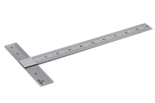 Wave Hobby Tool Series HG Stainless Steel T Ruler Plastic Model Tool HT385