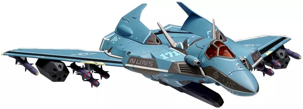 Wave Macross F Nightmare Plus Масштаб машины Общая длина 22 см Пластиковая модель VF-171 1/72 приблизительно. Цветовая кодировка MC-075