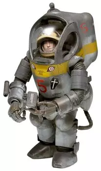 Wave Maschinenkrieger P.K.A. Ausf E Ice Musik 120 scale Height approx. 12cm Plastic model MK-066