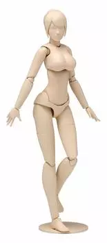 Wave Option System Series Movable Body Female Type Height Plastic Model SR024 1/12 (C Version) 13.5cm