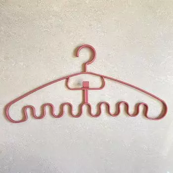 Waves Multi-Port Support Hangers For Clothes Drying Rack Multifunction Plastic Clothes Rack Drying Wash Hanger Storage Wash зелёный