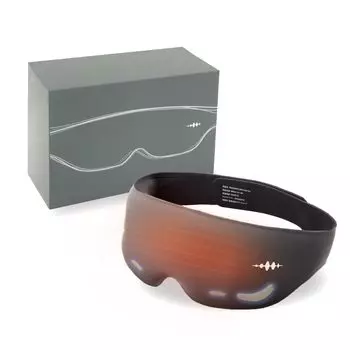 wavewave EMS Hot Eye Eye Eye Eye Light Blocking USB Sleep Gift Mask, Care, Warmer, Beauty, Rate, Heat, Charge, Goods, Easy, Unisex, (черный)