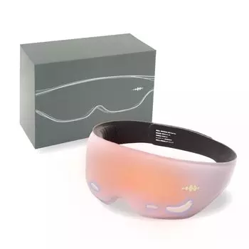 Wavewave EMS Hot Eye Eye Eye Light Blocking USB Sleeping Gift Mask, Теплее, Эстетика, Скорость, Тепло, Зарядка, Товары, Удобный, Унисекс, (фиолетовый) фиолетовый