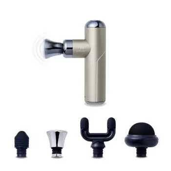 Wavewave Fascia Release Gun Handy Gun Mini Mini Fascia Gun для 5 уровней сильных и быстрых мышц 3100 поставляется с 4 типами 1-летней Wave Wave Neck,