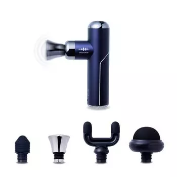 Wavewave Fascia Release Gun Handy Gun Mini Mini Fascia Gun для 5 уровней мощных и быстрых мышц 3100 поставляется с 4 типами 1-летней Wave Wave Neck,