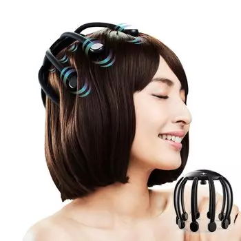 WAVEWAVE Official Wave Wave wave007 Relax Monster Head Spa Электрический прибор для ухода за кожей головы Octopus Foot Scalp Esthetic Device 5 режимов 10 уровней регулировки