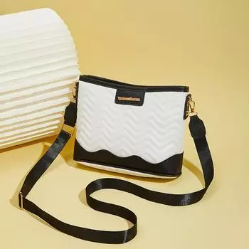 Wavy Bucket Bag Small Bag Fashionable Women s Single-shoulder Crossbody Bag