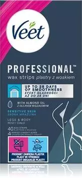 wax strips for hair removal for sensitive skin TU прозрачный