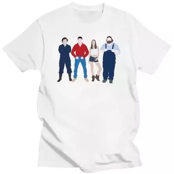 Wayne, Katy, Daryl, and Dan - Letterkenny T shirt letterkeny wayne katy daryl dan the hicks letterkenny probelms S бежевый