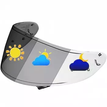 Wayocfei Shield Dimmable Совместимость с козырьком шлема Z7, поглощающим УФ-излучение, сменный щиток для мотоциклетного шлема на вторичном рынке, затемняющий CWR-1 X-14, X-Fourteen