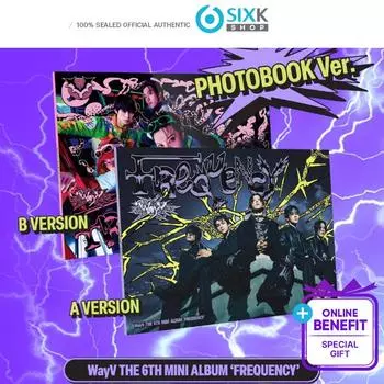 WayV 6-й мини-альбом [FREQUENCY] - Photobook Ver (+Онлайн-выгода) POB MUSICKOREA Random 1