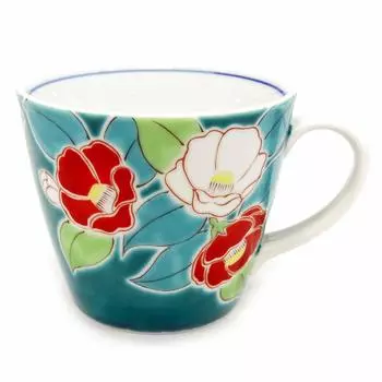 Waza no Kura Стильная кружка Kutani Ware Camellia Pottery Столовая посуда бренда класса люкс Сделано в Японии