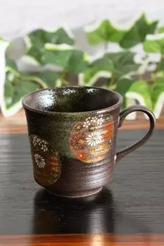 Waza no Kura Стильная кружка Kutani Ware Керамика Kinkazume Посуда класса люкс Сделано в Японии Подарок на день рождения