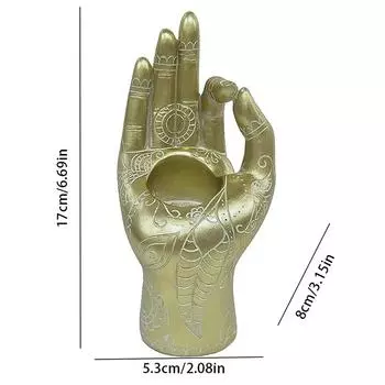 WCIC фэн-шуй орнамент для дома, офиса, гостиной, статуэтки для йоги, подсвечник, украшение для медитации, смола, коллекционные предметы, подарок, Будда, йога