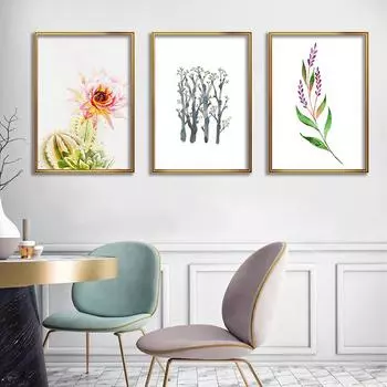 WCIC Новая акварельная живопись с цветами, декоративная живопись, художественная ткань, домашний фон, украшение на стену, подвесная картина 21cm *30cm