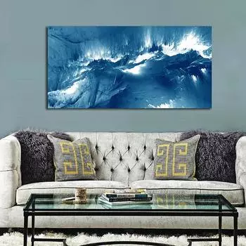 WCIC Новая художественная ткань 2:1 соотношение абстрактное облако декоративная картина украшение стены дома висячая картина 40*20cm