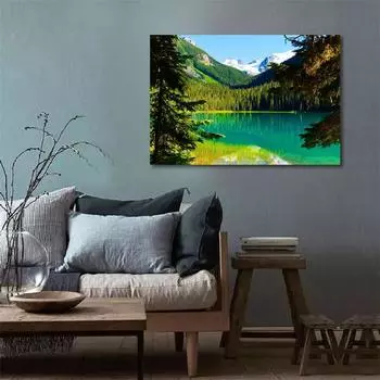 WCIC Новая художественная ткань Красивая пейзажная живопись Украшение сцены Картина Сцена Домашний фон Украшение стены Картина Подвесная картина 30cm*42cm