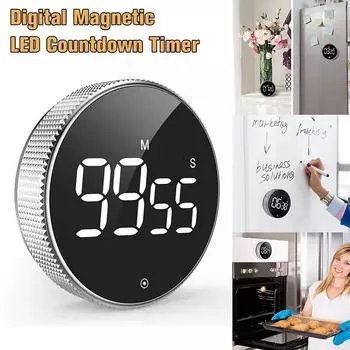 WCIC Новый таймер с ЖК-дисплеем Секундомеры Магнитный кухонный таймер Таймер для яиц Обратный отсчет