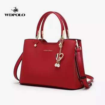 WDPOLO2022 Новая свадебная женская сумка для невесты, текстурная сумка-мессенджер, женская модная модная женская сумка на плечо, сумка 8046 красный