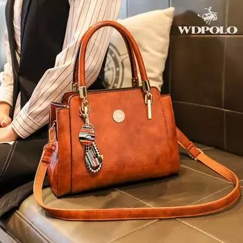 WDPOLO Весенне-летняя новая женская сумка Paul, универсальная женская сумка через плечо в стиле ретро на одно плечо, диагональная женская сумка