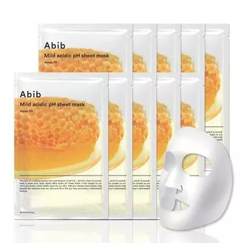 Weakly acidic pH sheet mask pack Aquafit Honey 10 pieces Korean cosmetics ABIB MILD ACIDIC pH SHEET MASK HONEY FIT 30ml [item]