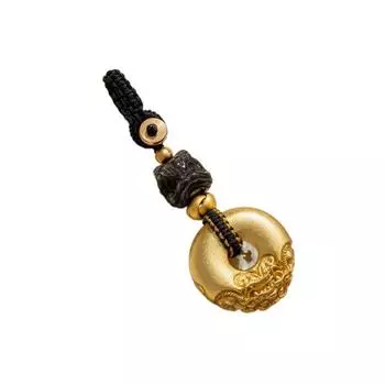 Wealth Peace Buckle Brass Bag Ornaments Trendy Pixiu Car Key Chain Accessories Style 2