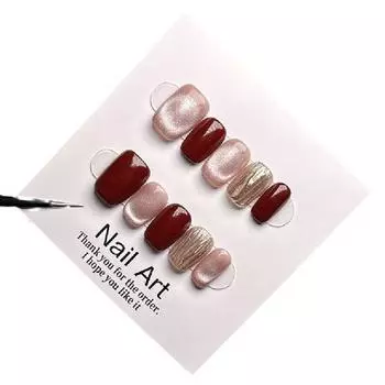 Wear Hand Pure A Temperament Light Luxury Windmill Cherry Red Display White Gilt XS