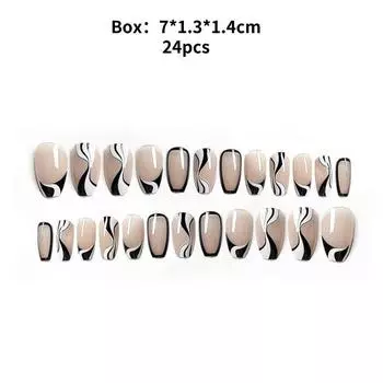Wear Handmade Nail Fashion Casual Simple Exquisite Classic Nail Style Patch