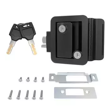 Wear-resistant Camper Lock Replacement Kit 2 Keys Entry Door Lock Lightweight RV Door Lock Truck