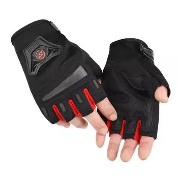 Wear-Resistant Cycling Gloves Breathable Half Finger Gloves Outdoor Sports Gloves Mountain Bike