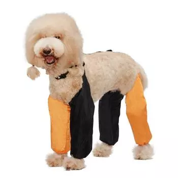 Wear Resistant Dog Leg Sleeves Waterproof Dog Leg Cover Pet Leg Warmers Dog Leg Muffs Rainy Day M жёлтый/синий