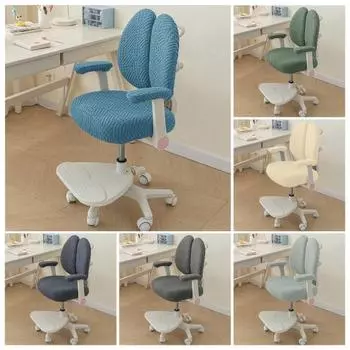 Износостойкая не выцветающая утолщенная ткань с полным покрытием на 360 градусов, универсальный чехол для стула, украшение темно-серого