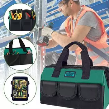 Wear-resistant oxford cloth tool bag multi-function repair tool box hardware electrician waist bag portable storage bag