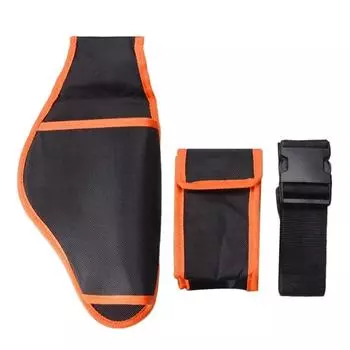 Wearable Electric Pruning Shear Waist Bag Battery Storage Box Belt Tool Kit Screws Nails Drill Bit Style 2