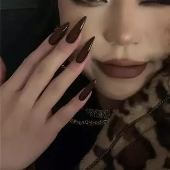 Wearable Manicure False Nail Length Nail Tips Fashion Press on Nails Girl WM-23