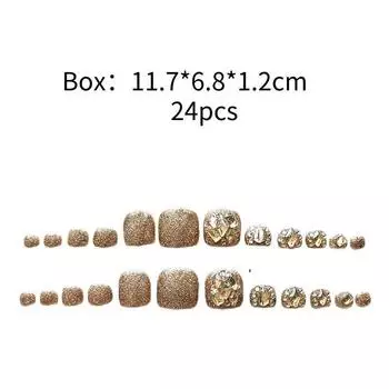 Wearable Nail Womens Toe Patch Beauty Detachable Durable Advanced Gift Fashion