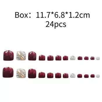 Wearable Womens Nail Toe Patch Beauty Detachable Durable Advanced Fashionable