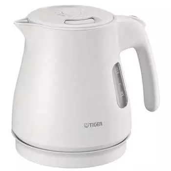[WEB Exclusive] Tiger Thermos (TIGER) Electric Kettle Water Boiler 0.8L Prevents Hot Water from Falling Over, Prevents Dry Cooking, Steam Saving Desig