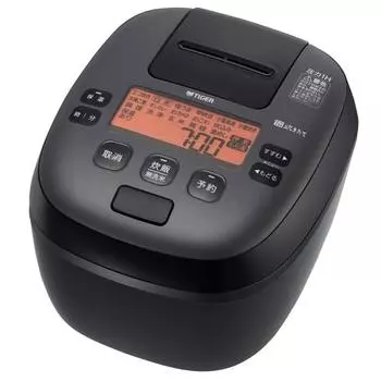 [WEB Exclusive] Tiger Thermos (TIGER) Rice Cooker, 5.5 Cups, Pressure IH, Foam Fire Cooker, Made in Japan, Grain Standing Heat Retention, 24 Hours, Ea