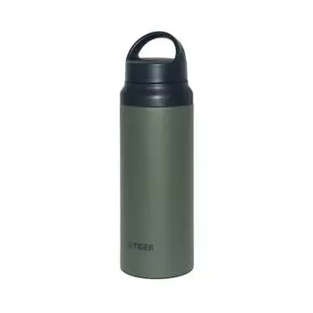 [WEB Exclusive] Tiger Thermos (TIGER) Tiger Water Bottle 600ml with Handle Lightweight Stainless Steel Bottle Outdoor Khaki MCZ-N060GK
