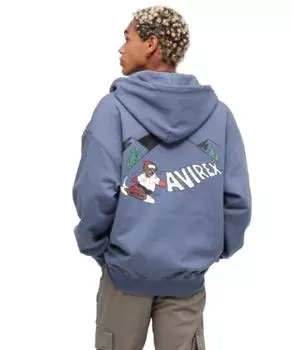 WEB Limited BEAR SNOW BOARD HOODIE XL 391 Саксофон [Avirex] Мужская 783-4231007